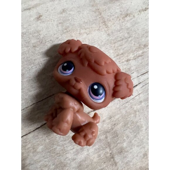 Littlest Pet Shop Poodle #39 Brown 39 Puppy LPS Replacement cake topper‎ Figure - Picture 1 of 5
